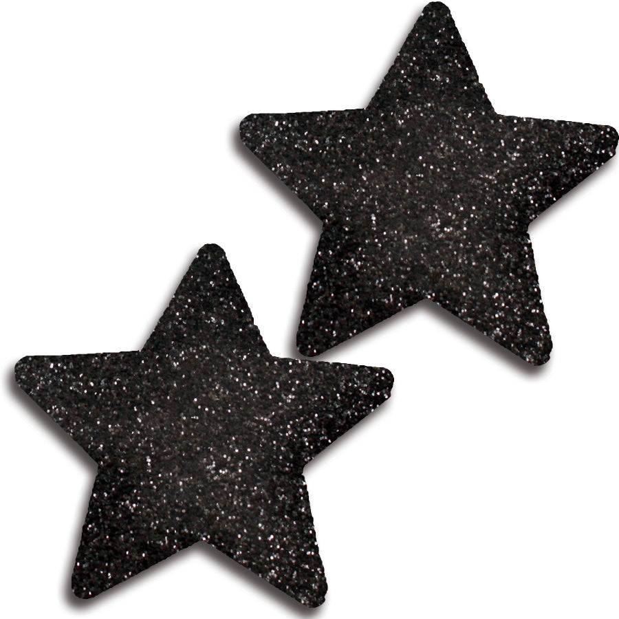 Glitter Black Star Pasties