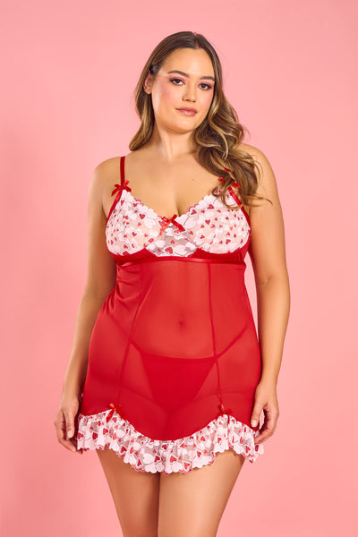 Queen Of Hearts Babydoll