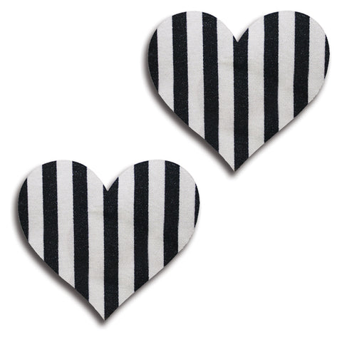 Stripe Heart Pasties
