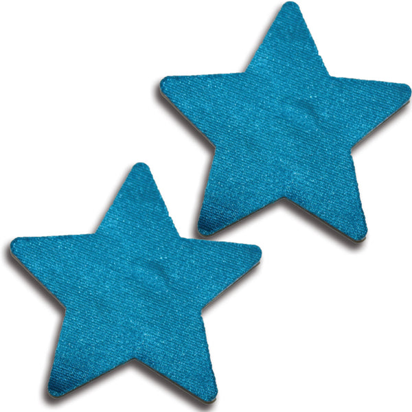 Solid Teal Star Pasties