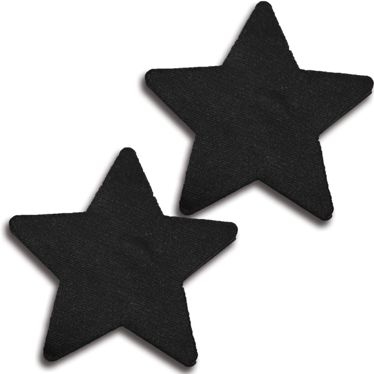 Satin Black Star Pasties